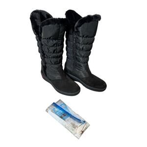 Pajar Black Boots with Fur Lining